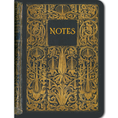 Load image into Gallery viewer, Notes on Brown and Gold - Vintage Book Cover Notebook