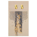Load image into Gallery viewer, Book Lovers Gold Face Post Earrings