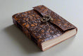 Load image into Gallery viewer, Floral Embossed Latch Journal