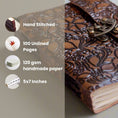 Load image into Gallery viewer, Floral Embossed Latch Journal