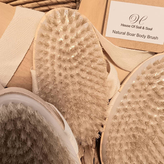 Natural Boar Hair Body Brush