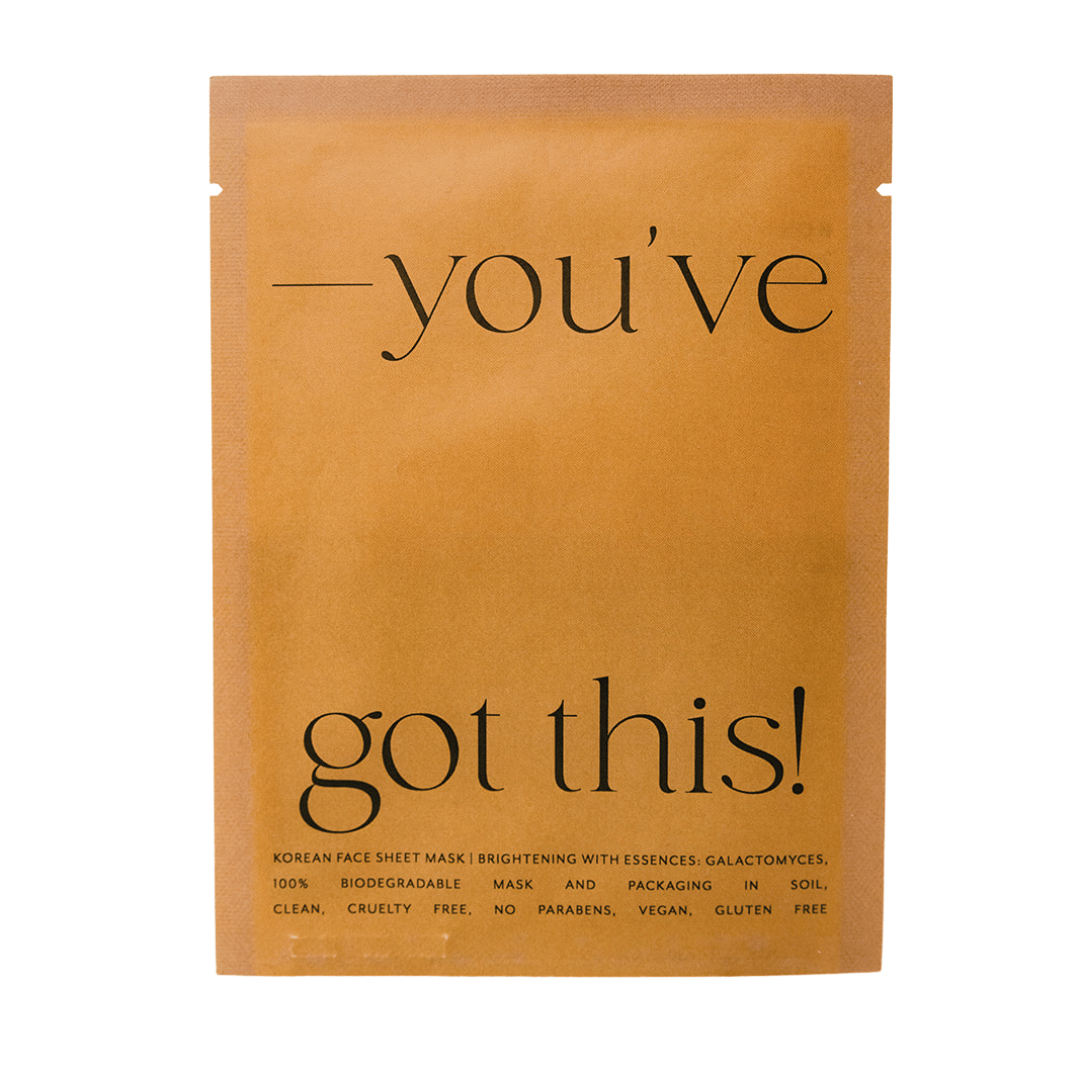 Korean Sheet Mask - You've Got This - BRIGHTHENING