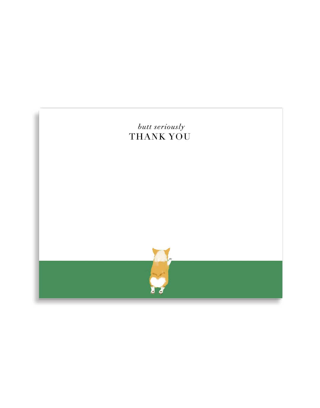 Corgi Butt Thank You Notecards