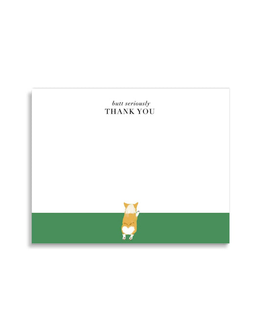Corgi Butt Thank You Notecards