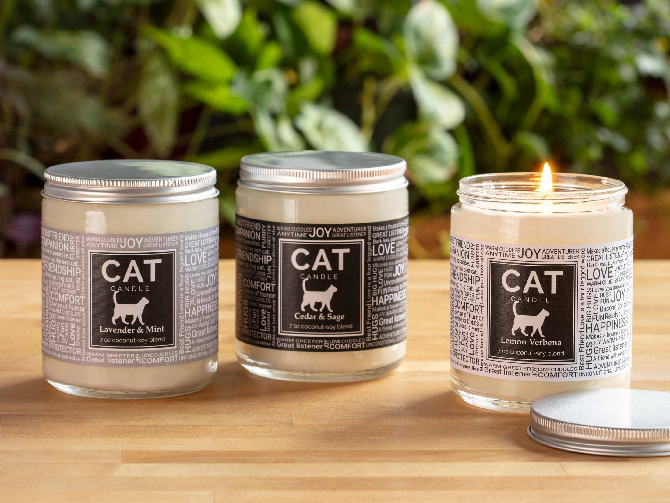 Love That Cat! Candle - Cedar & Sage
