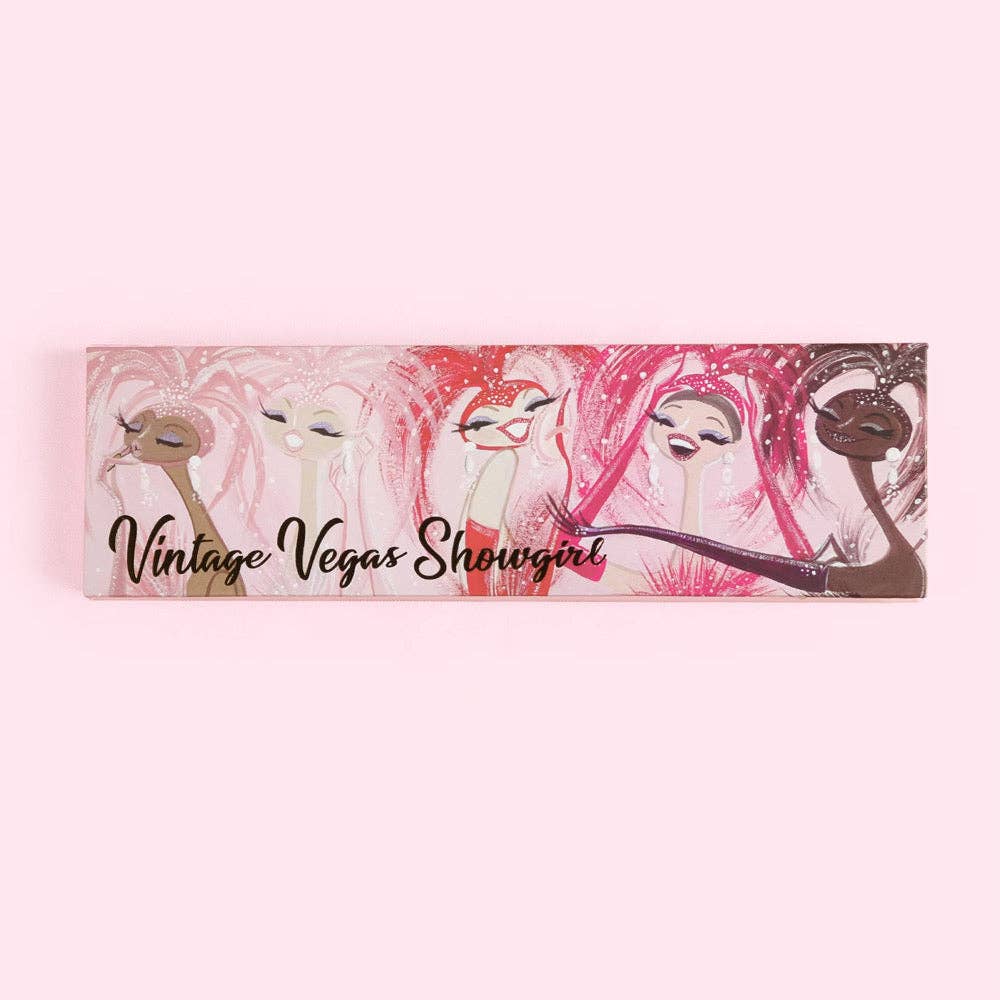 ‘Vintage Vegas Showgirl' - Pressed Glitter Lipstick Palette