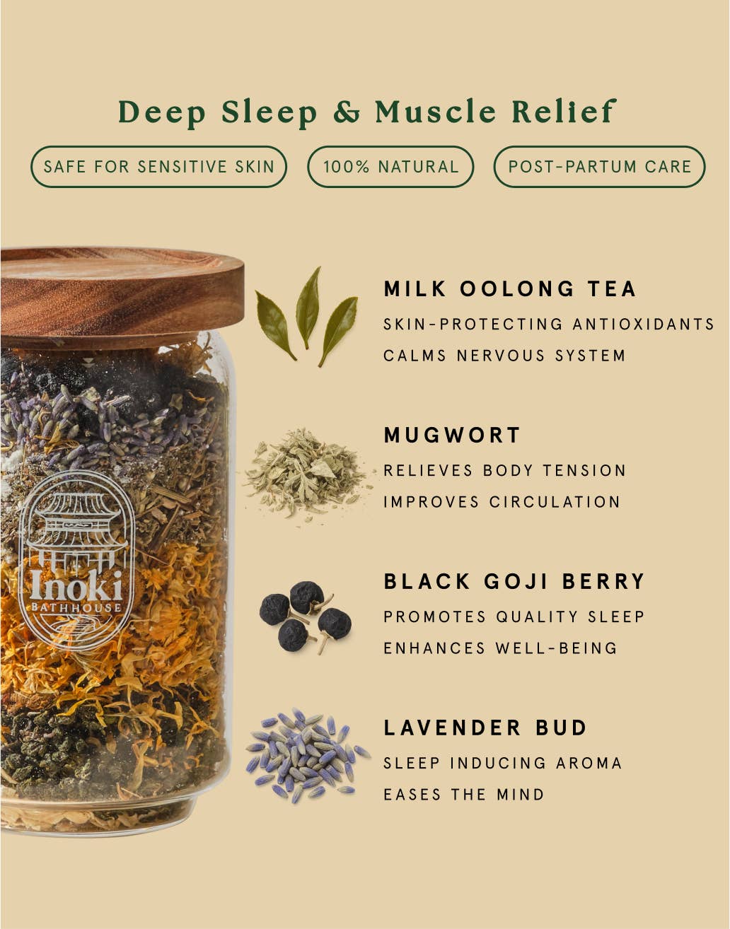 Mountain Fog - Deep Sleep & Muscle Relief Bath Tea Ritual