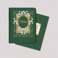Load image into Gallery viewer, Green with White Dogwood - Vintage Book Cover Notebook
