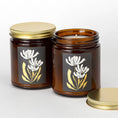 Load image into Gallery viewer, Gilded Botanical Candle - Amber + Lavender
