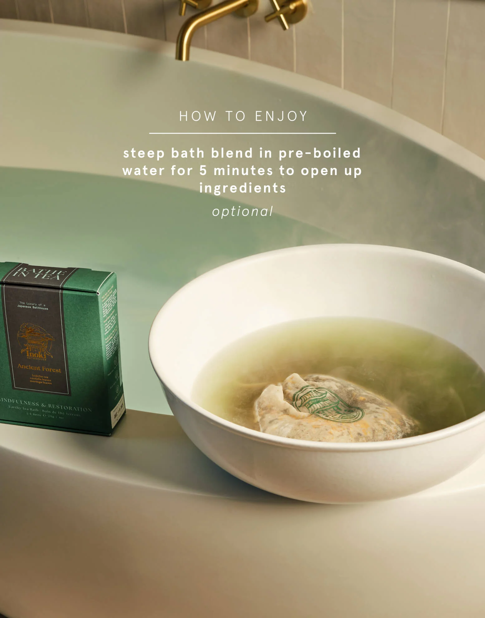 Mountain Fog - Deep Sleep & Muscle Relief Bath Tea Ritual
