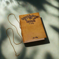 Load image into Gallery viewer, John Muir Quote Leather Journal - "The Mountains Are Calling" Adventure Diary
