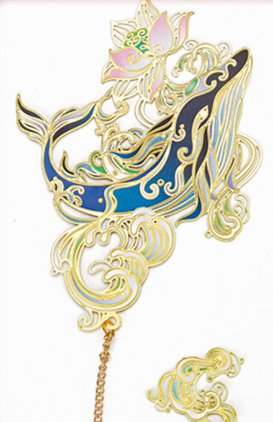 Magical Whale Bookmark