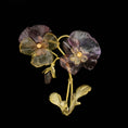Load image into Gallery viewer, Pansies Brooch
