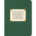 Load image into Gallery viewer, Green with White Dogwood - Vintage Book Cover Notebook
