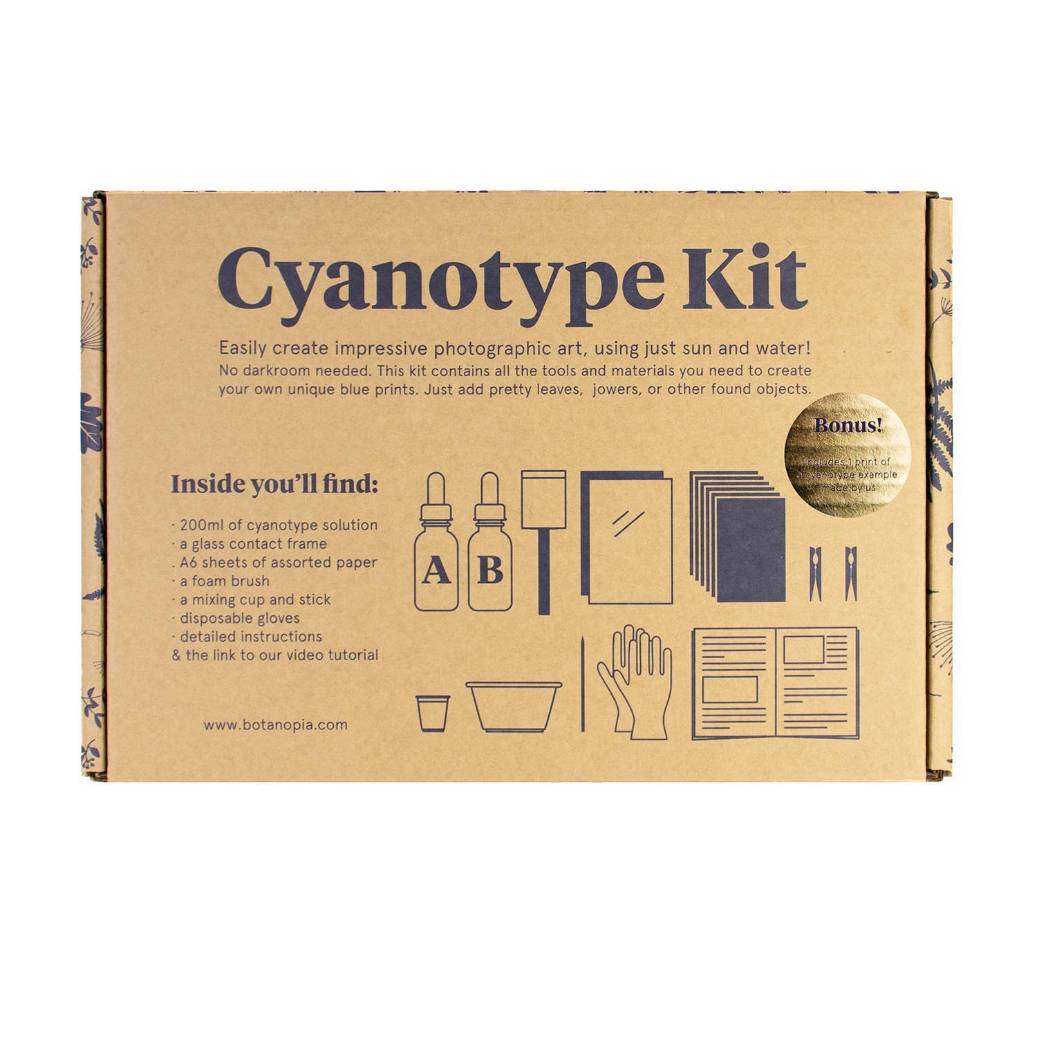 Cyanotype Kit – DIY kit to make blueprints & sun prints