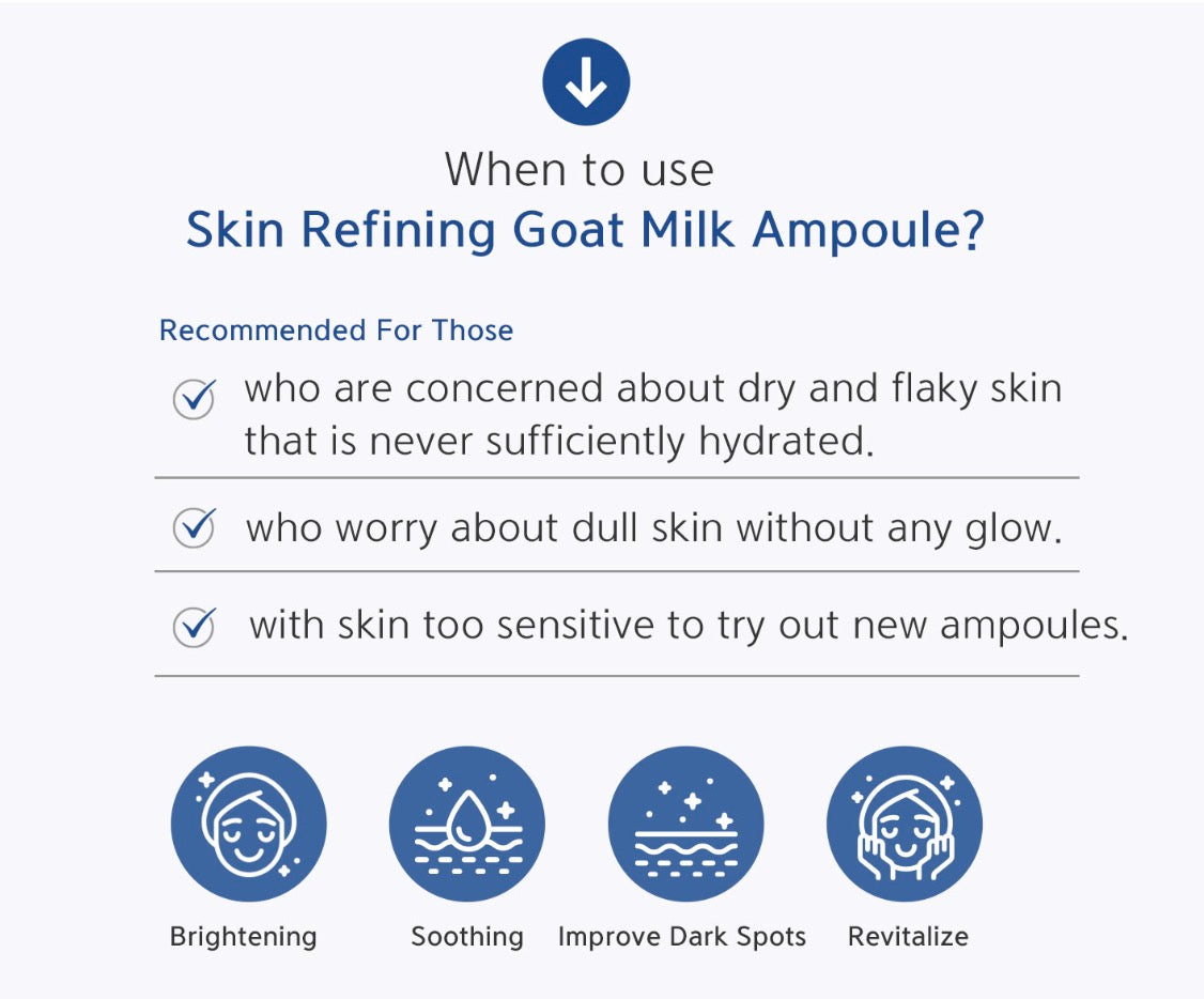 Skin Refining Goat Milk Extract Ampoule with Probiotics