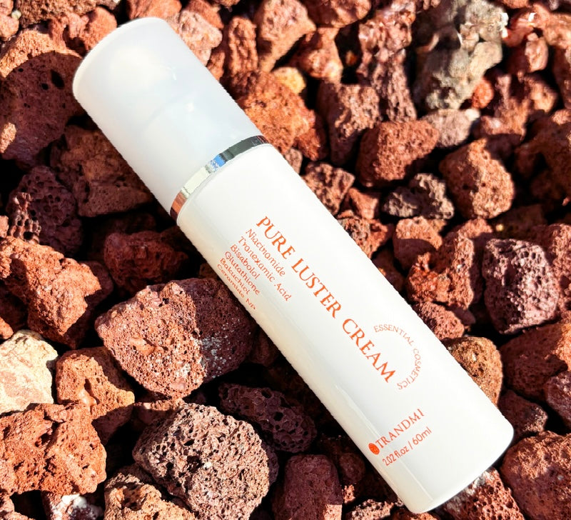 Pure Luster Brightening Cream, with Hippophae Rhamnoides extract, tranexamic acid, and bakuchiol