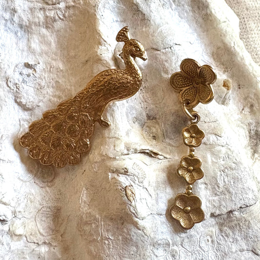 Mio Brass Earrings