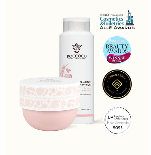 Frangipani Body Wash and Cream Duo