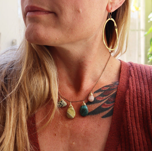 RIVER ROCK EARRINGS