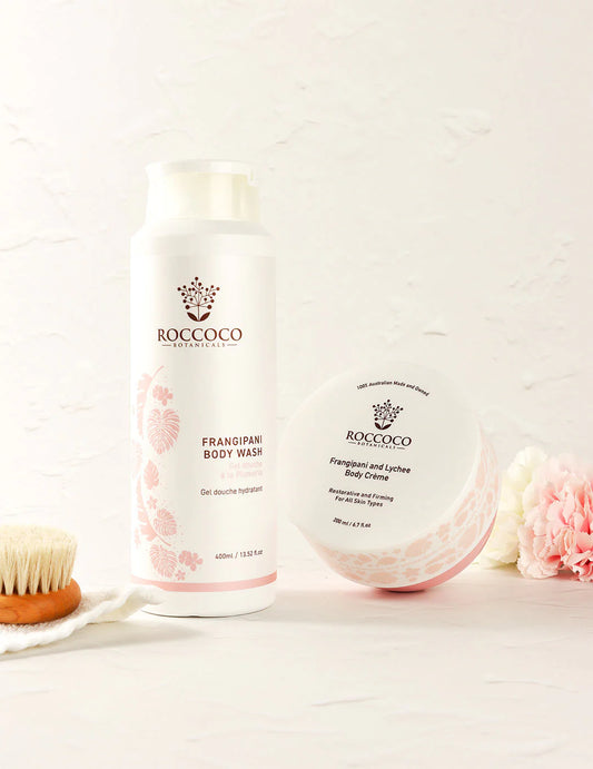 Frangipani Body Wash and Cream Duo