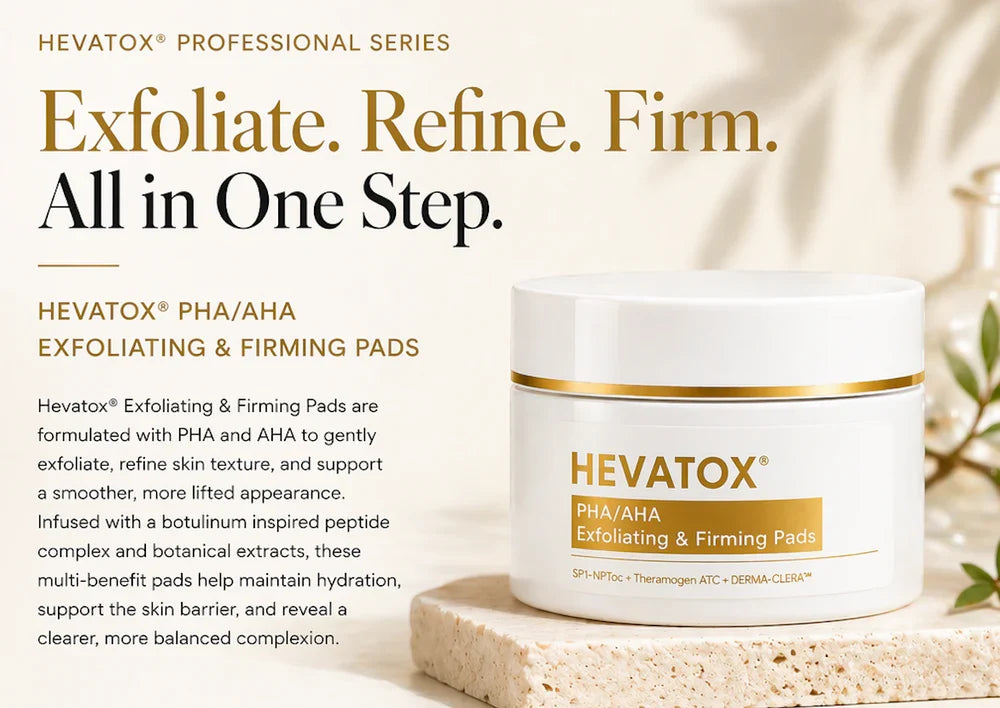 Hevatox PHA/AHA Exfoliating & Firming Pads