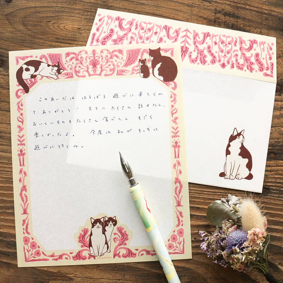 Cozyca Konatsu Tani Cat writing set
