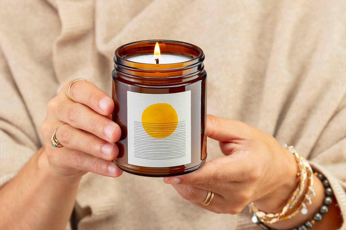Brighter Days Candle- Cashmere + Sandalwood