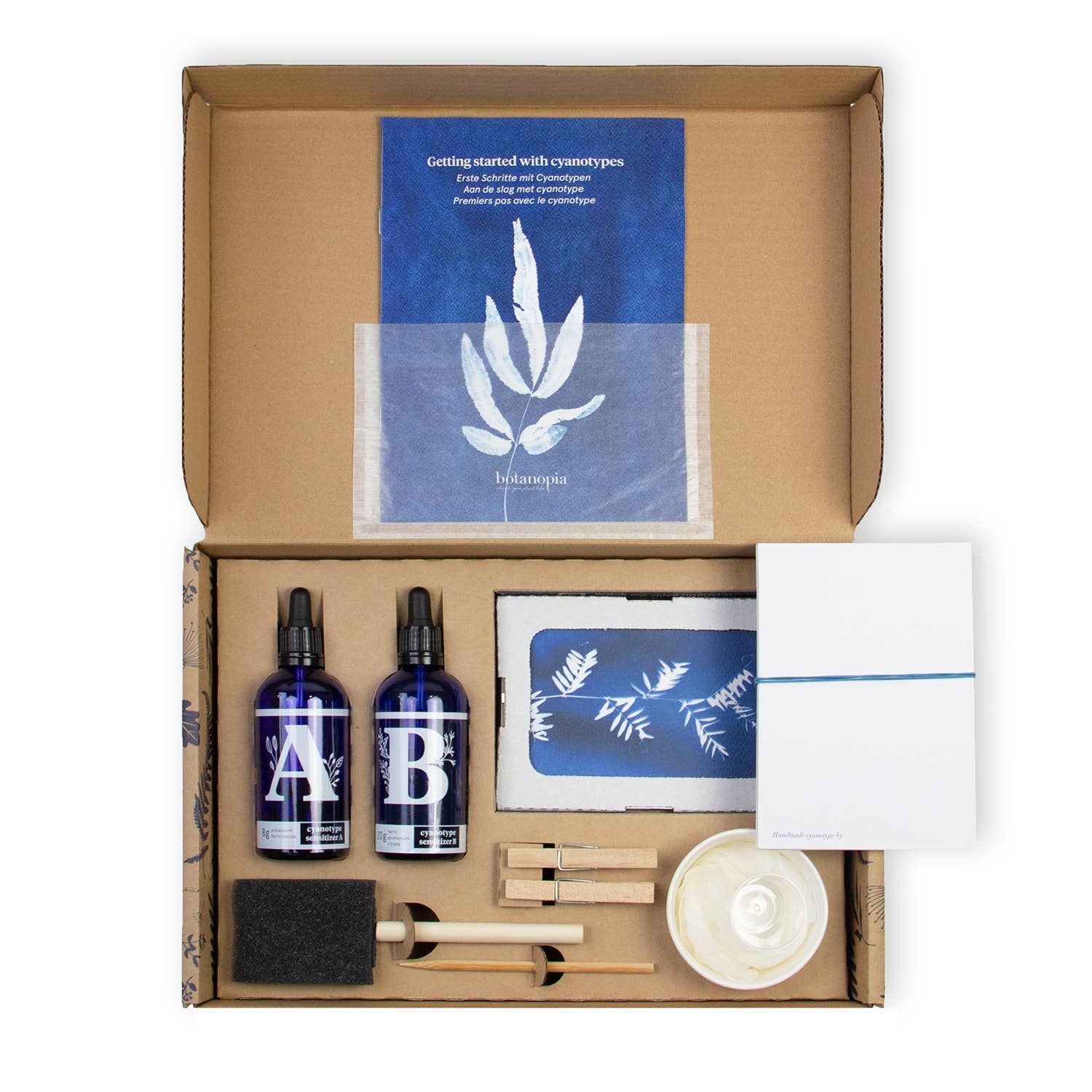 Cyanotype Kit – DIY kit to make blueprints & sun prints