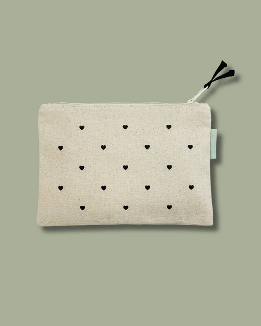 Hearts Cosmetic Pouch