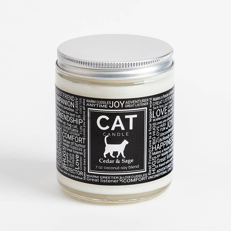 Love That Cat! Candle - Cedar & Sage