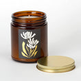 Load image into Gallery viewer, Gilded Botanical Candle - Amber + Lavender
